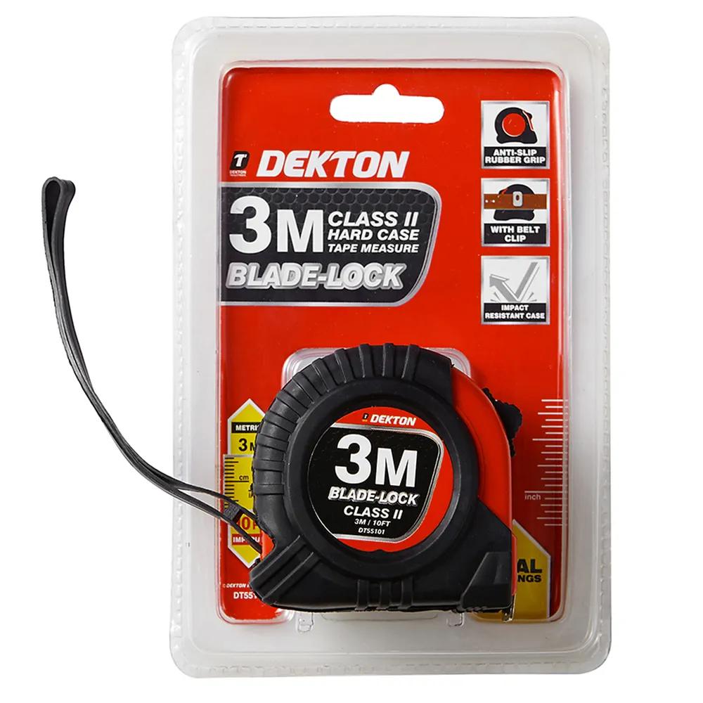 DEKTON HARDCASE BLADE LOCK TAPE MEASURE 19MM X 3M. DT55101 \\\KD27114