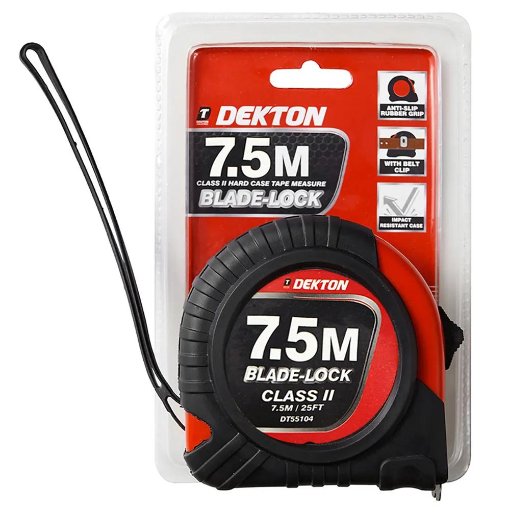 DEKTON HARDCASE BLADE LOCK TAPE MEASURE 25MM X 7.5M. DT55104 \\\KD27115