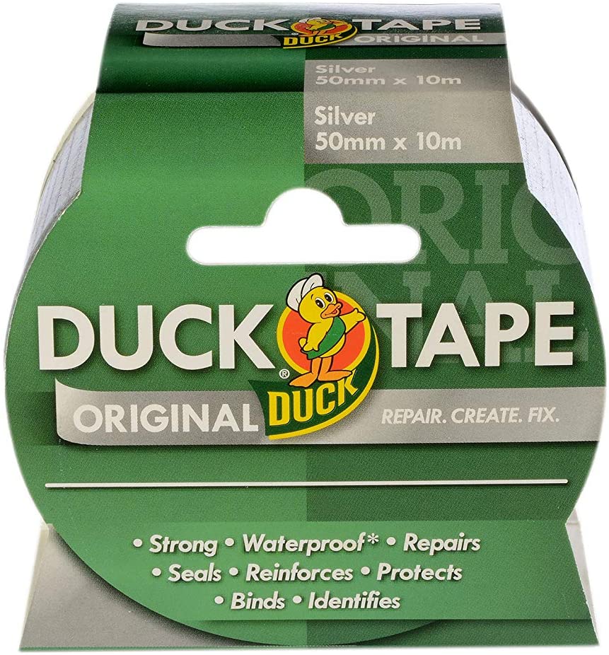 DUCK TAPE ORIGINAL 50MM X 10M - SILVER. 211110 / 346945 \\\KD27143