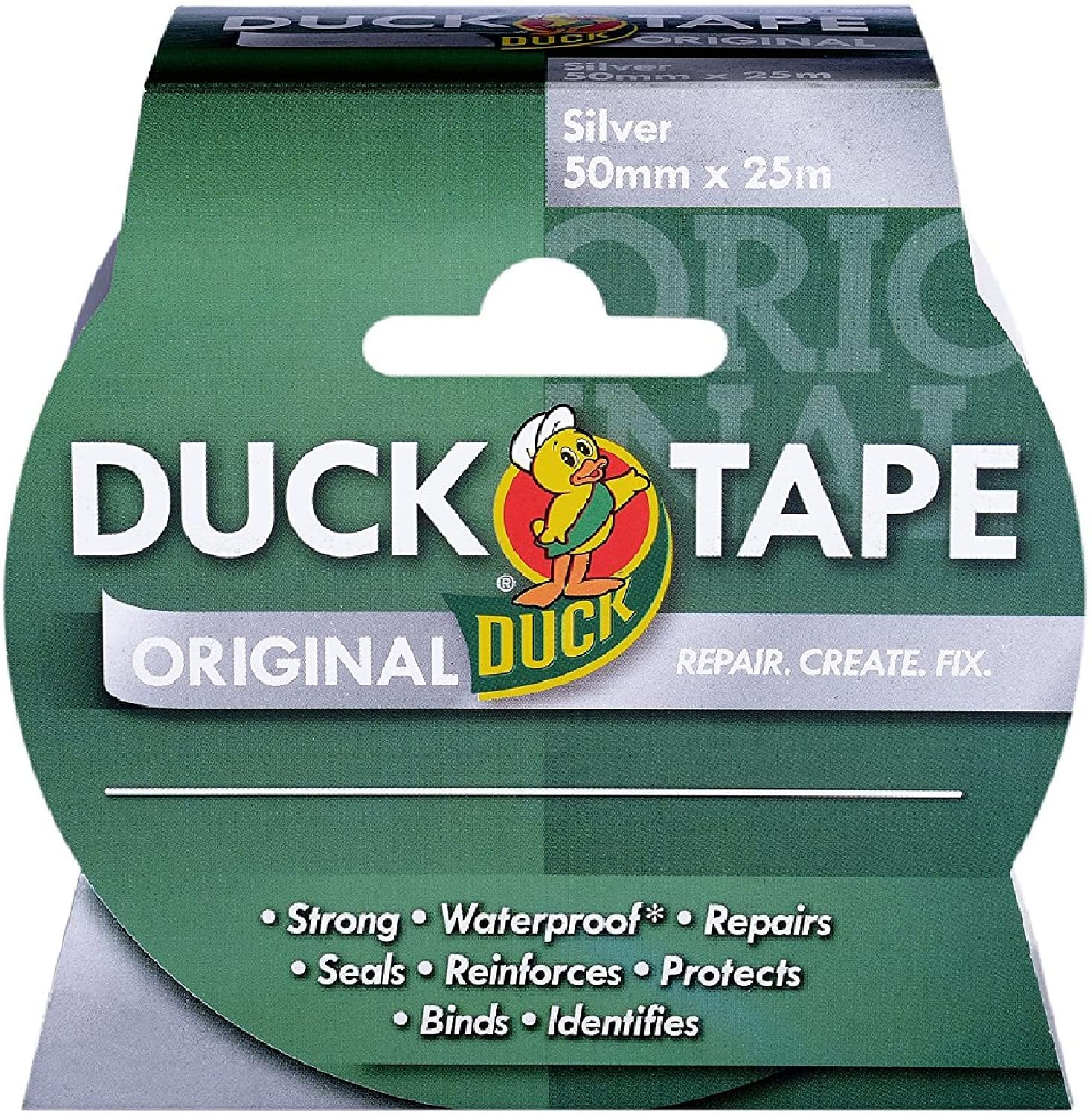 DUCK TAPE ORIGINAL 50MM X 25M - SILVER. 211111 / 346952 \\\KD27146