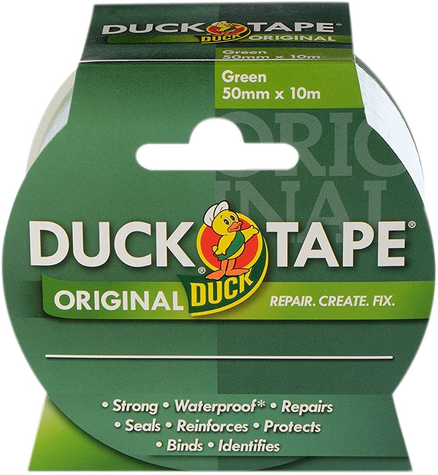 DUCK TAPE ORIGINAL 50MM X 10M - GREEN. 232337 / 346846 \\\KD27148
