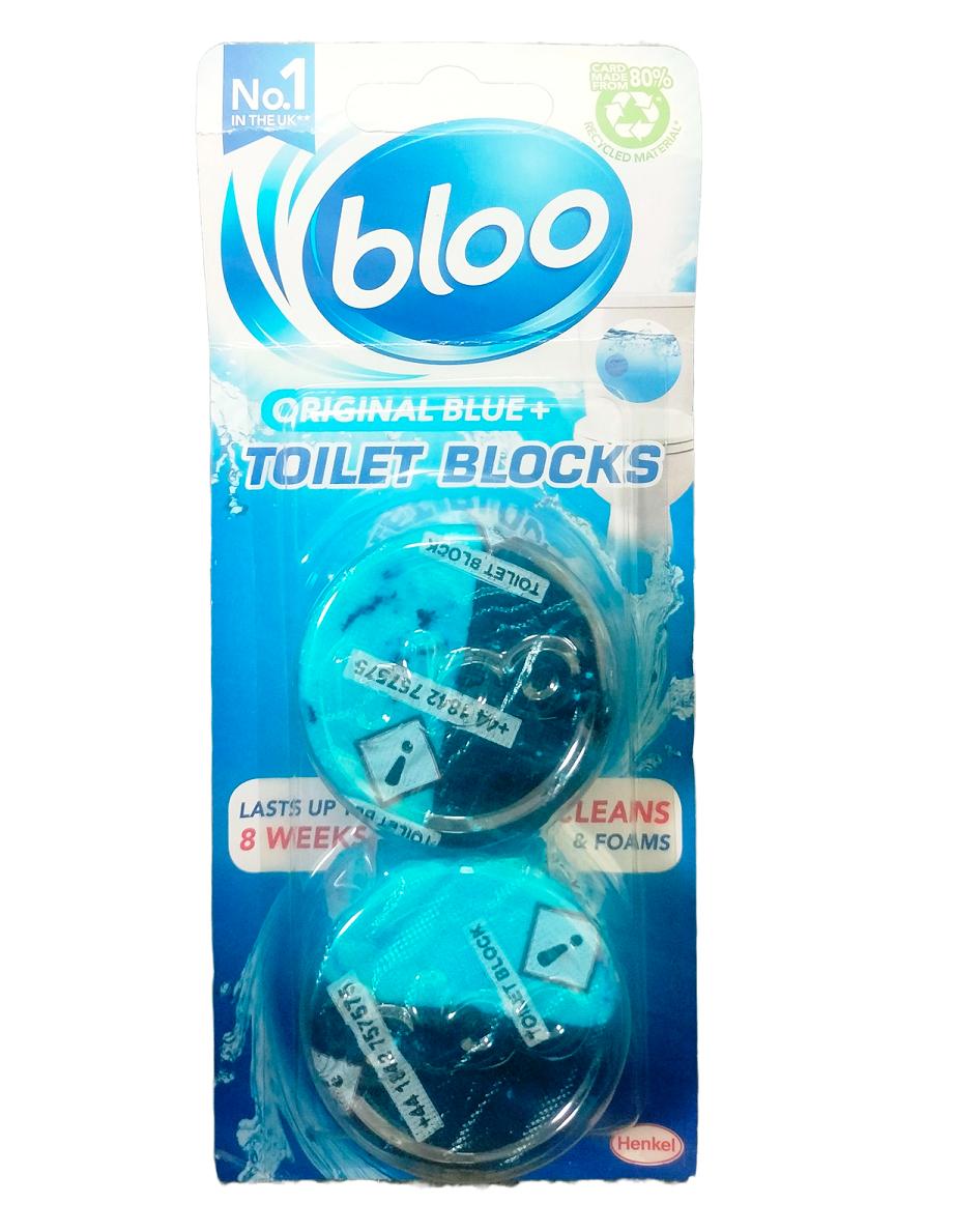 BLOO ORIGINAL BLUE+ TOILET BLOCKS 48G 2/PK. RY11023 \\\KD27164