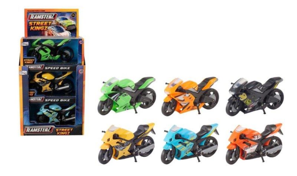 TEAMSTERZ ASSORTED METAL SPEED BIKE. 1374323 \\\KD27176