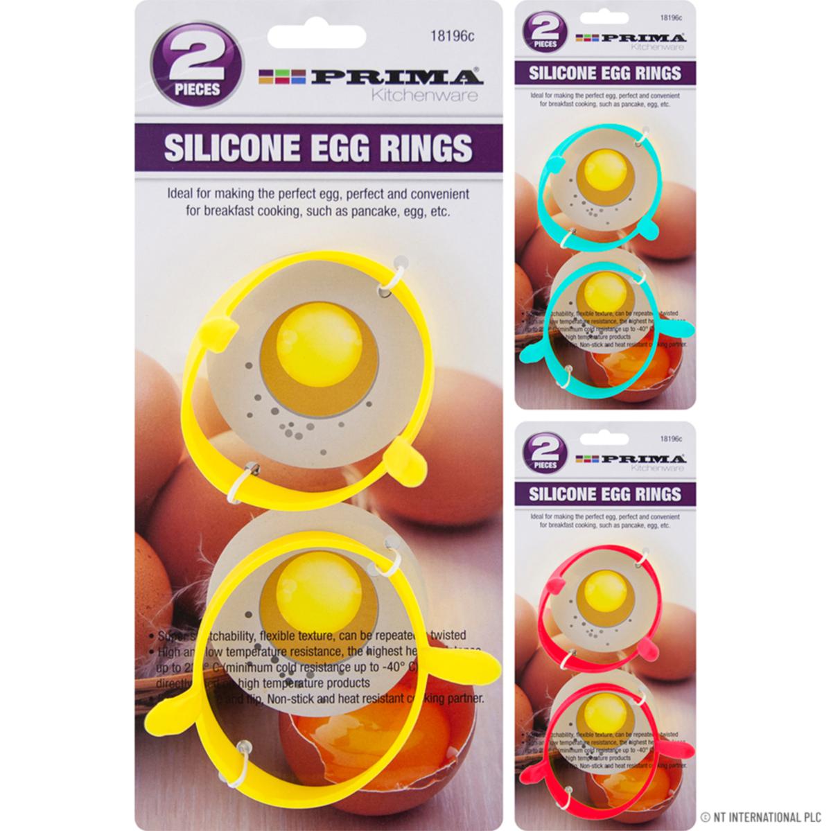 PRIMA SILICON EGG RINGS 2/PK. 18196C \\\KD27199