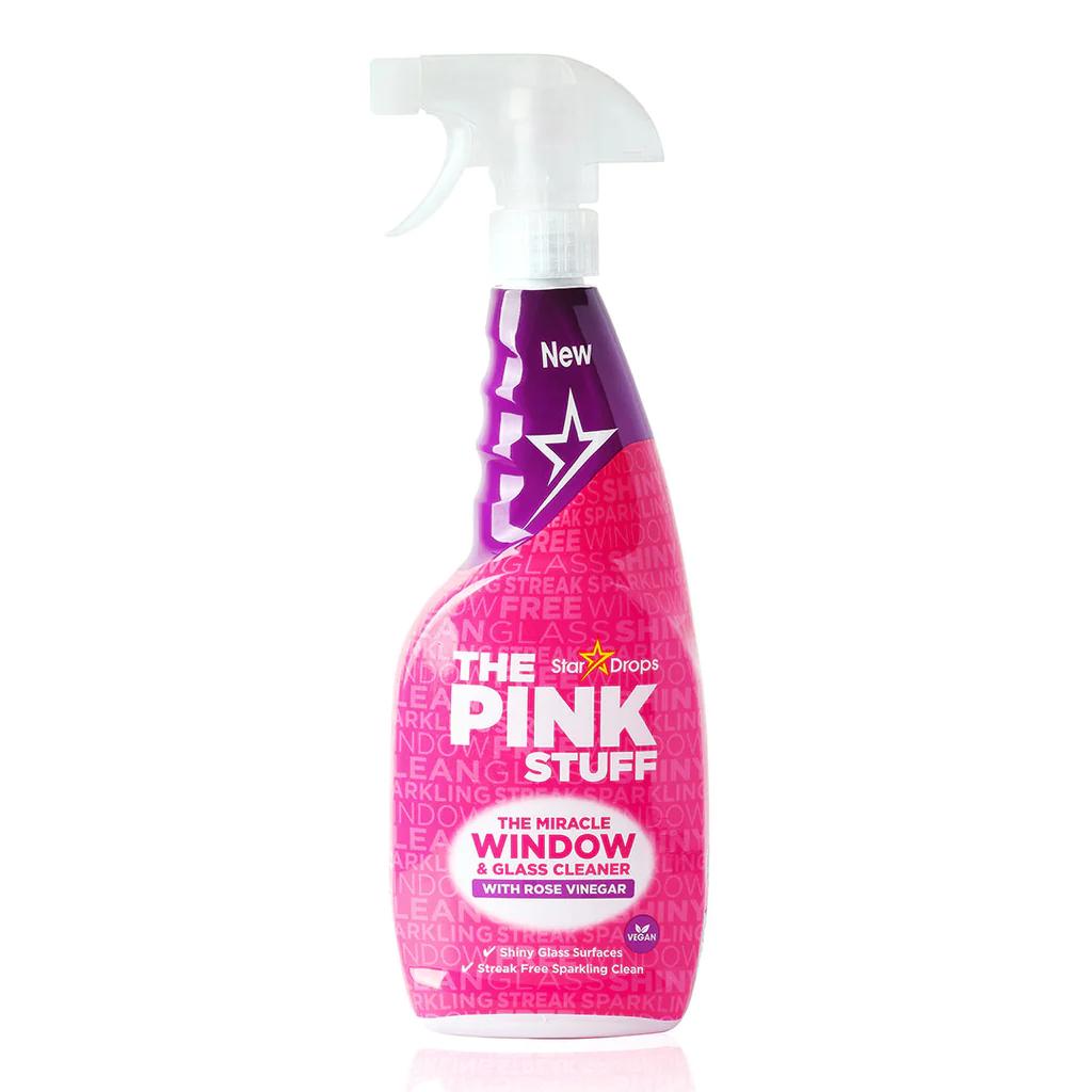 THE PINK STUFF WINDOW & GLASS CLEANER WITH ROSE VINEGAR 850ML. 20372 \\\KD27258