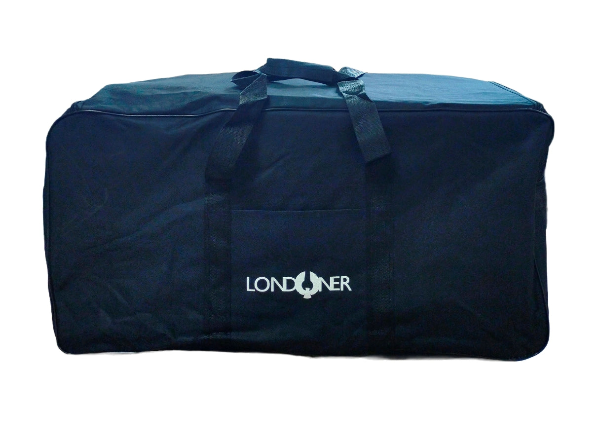 LONDONER BLACK LARGE TRAVEL DUFFEL BAGS ON  WHEELS 78 X 40 X 42 CM. 024 \\\KD27298
