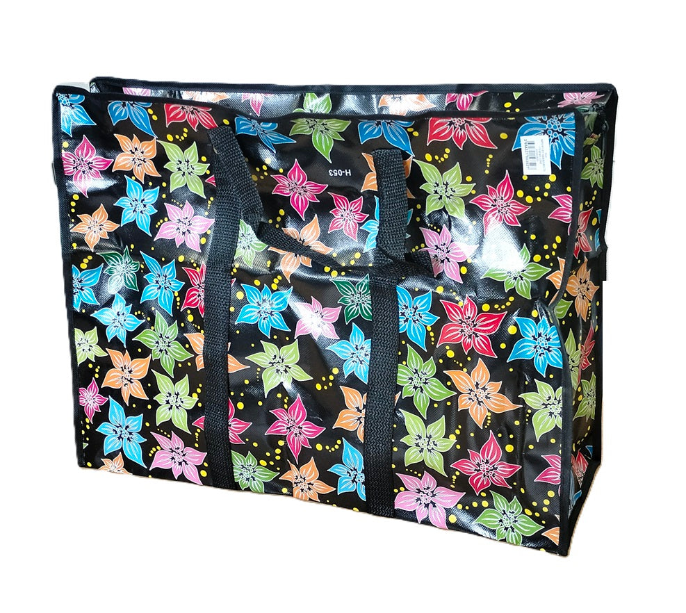 HUL ASSORTED PRINT MEDIUM LAUNDRY / SHOPPING BAG 60 X 45 X 20CM. LD60 \\\KD27302