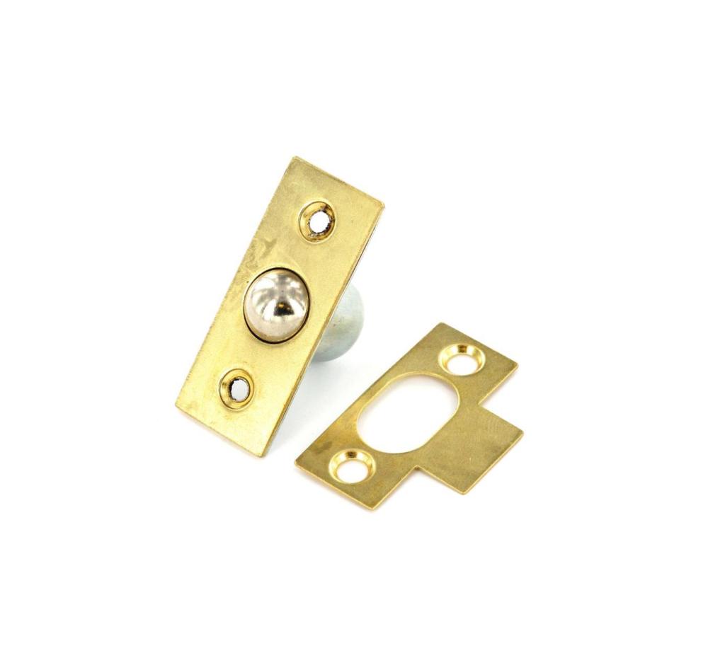 SECURIT BRASS PLATED BALES CATCH / ROLLER BALL DOOR LATCH 16MM. MP-S5423 \\\KD27313