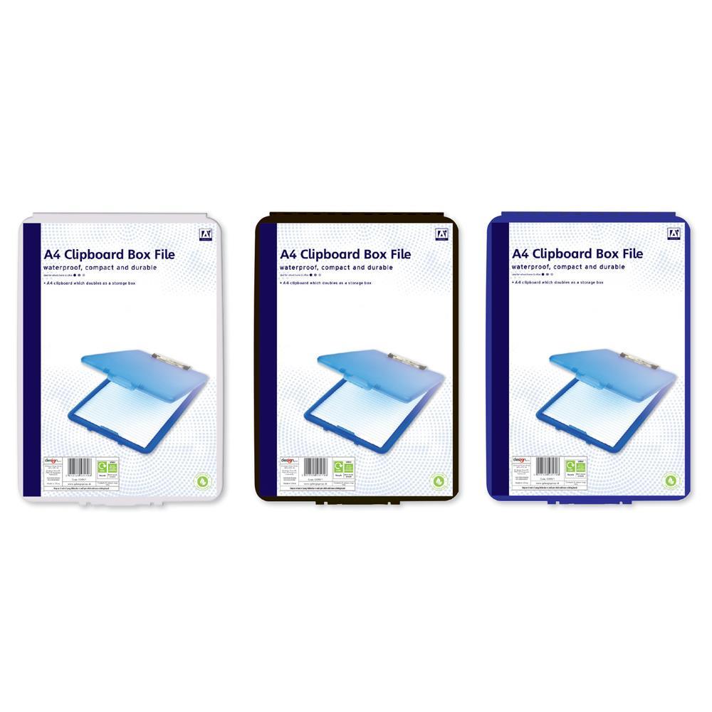 ANKER STATIONERY ASSORTED CLIPBOARD BOX FILE. COPX/1 \\\KD27343