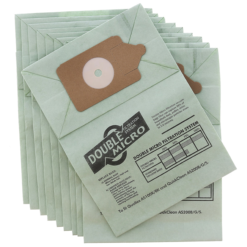QUALTEX NUMATIC HENRY VACCUM PAPER BAGS 10/PK. QUASDB48 \\\KD27377