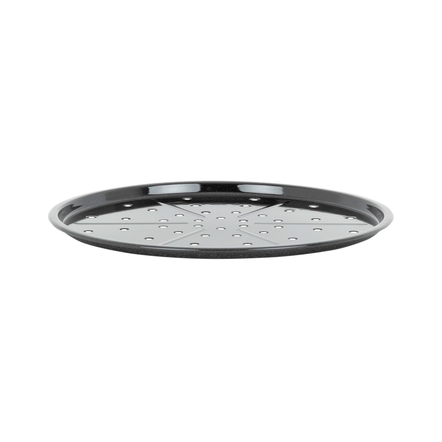 WHAM ENAMEL 0.6MM BLACK PIZZA TRAY 32CM. WHAM54261 \\\KD27394