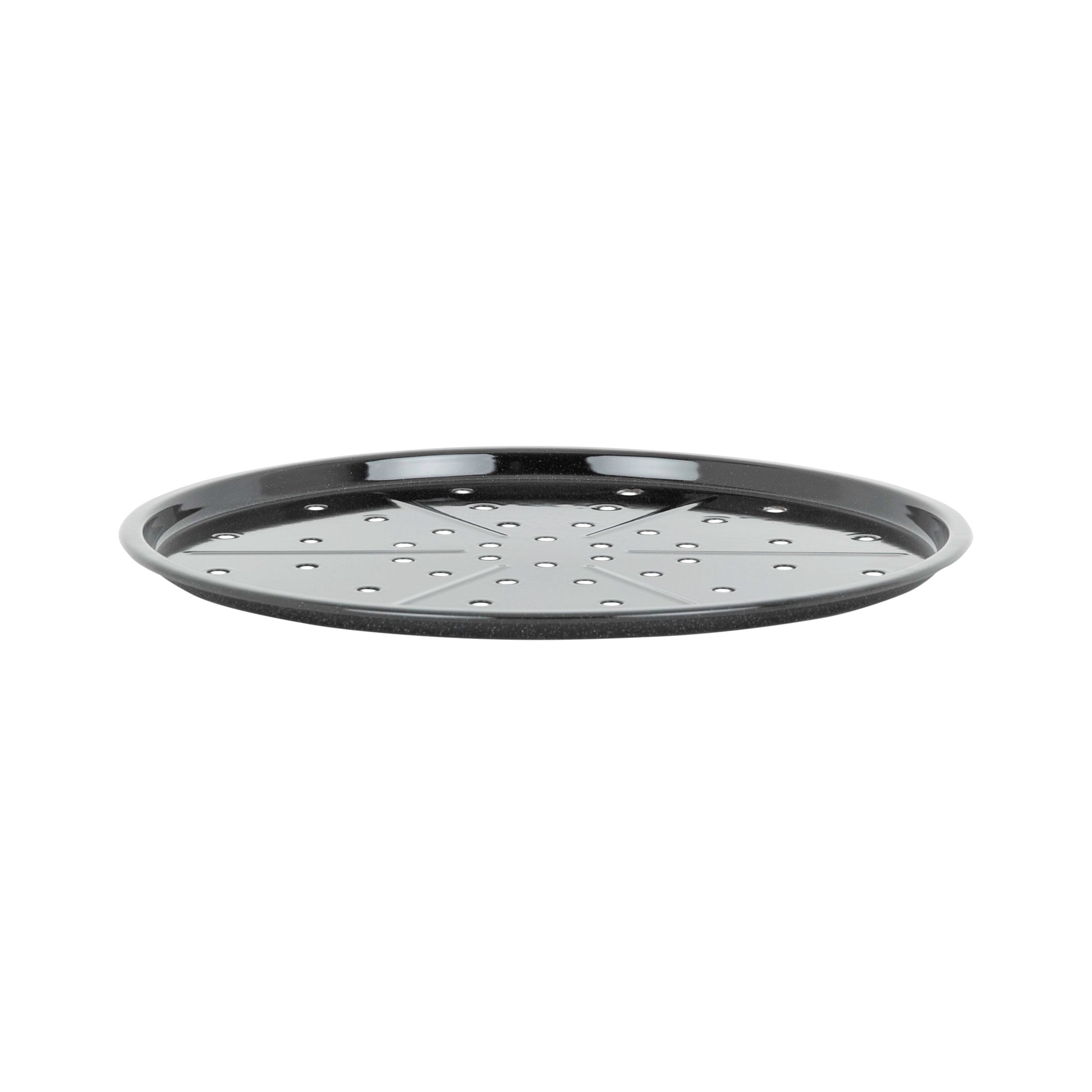 WHAM ENAMEL 0.6MM BLACK PIZZA TRAY 32CM. WHAM54261 \\\KD27394