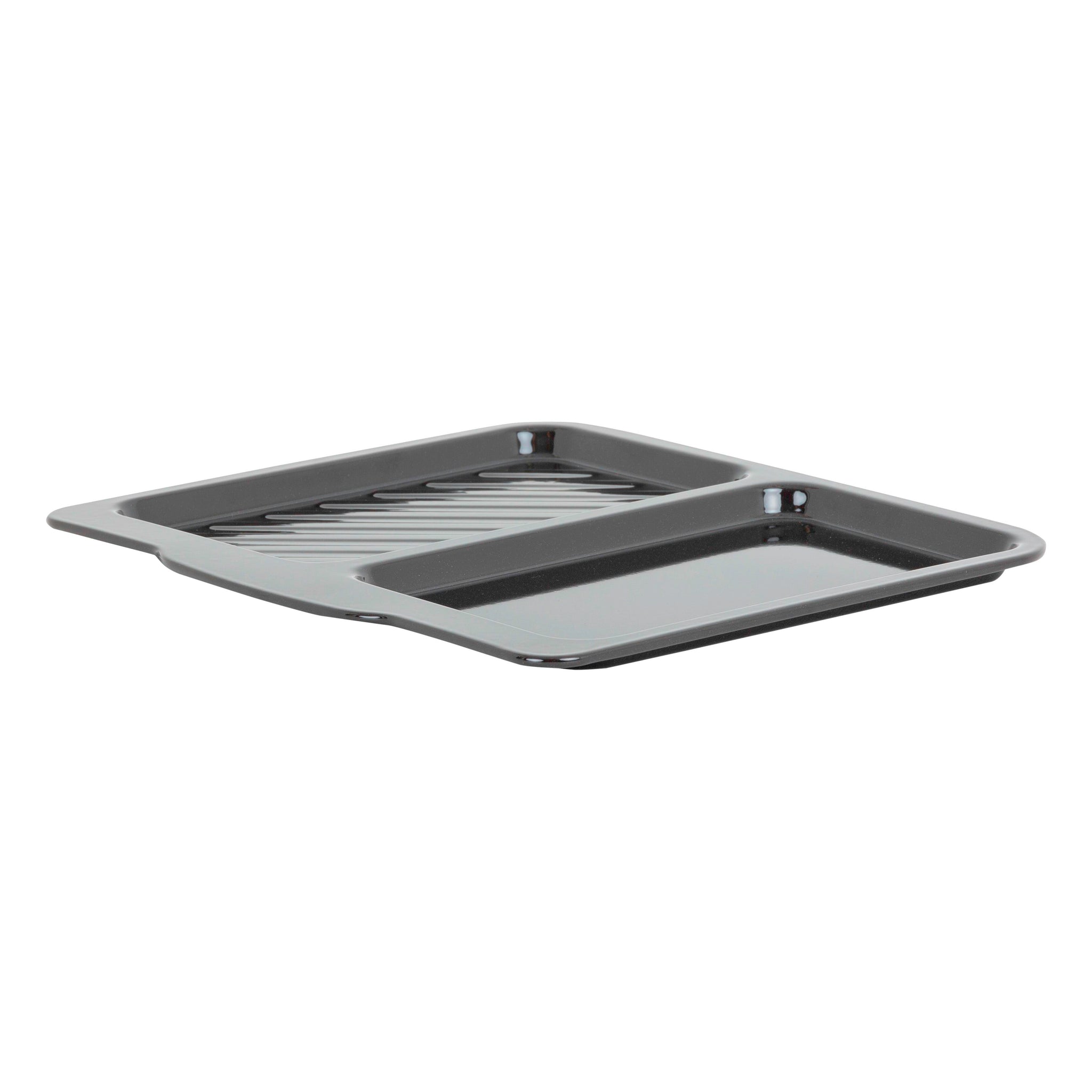 WHAM ENAMEL 0.6MM BLACK HANDLED DUAL OVEN TRAY. WHAM55441 \\\KD27400
