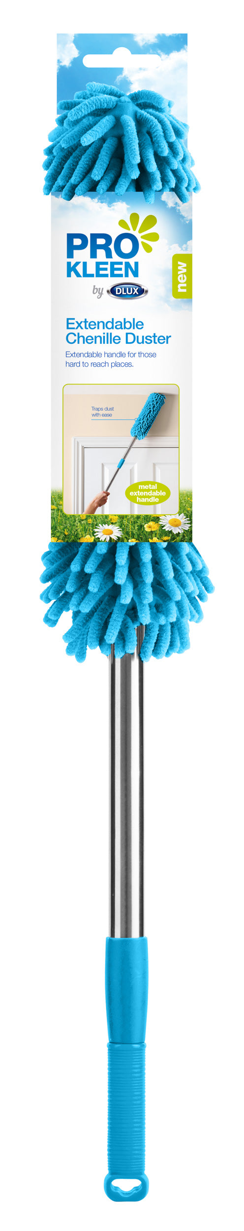 DLUX PRO KLEEN EXTENDABLE / TELESCOPIC CHENILLE CLEANING DUSTER. Z64621 \\\KD27437