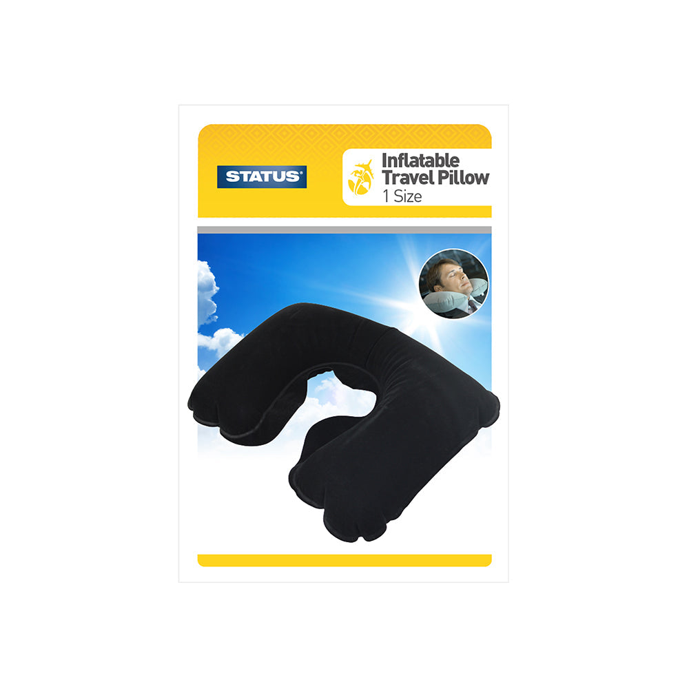 STATUS INFLATABLE TRAVEL PILLOW. STRPILLOW1PKB10 \\\KD27530