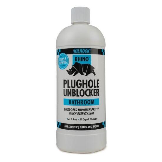 KILROCK RHINO BATHROOM PLUGHOLE UNBLOCKER 1L. RHINOBATHROOM \\\KD27550