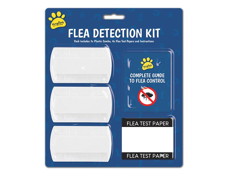 KINGDOM PET / DOG / CAT FLEA COMB WITH FLEA DETECTION KIT. PET3438 \\\KD27557