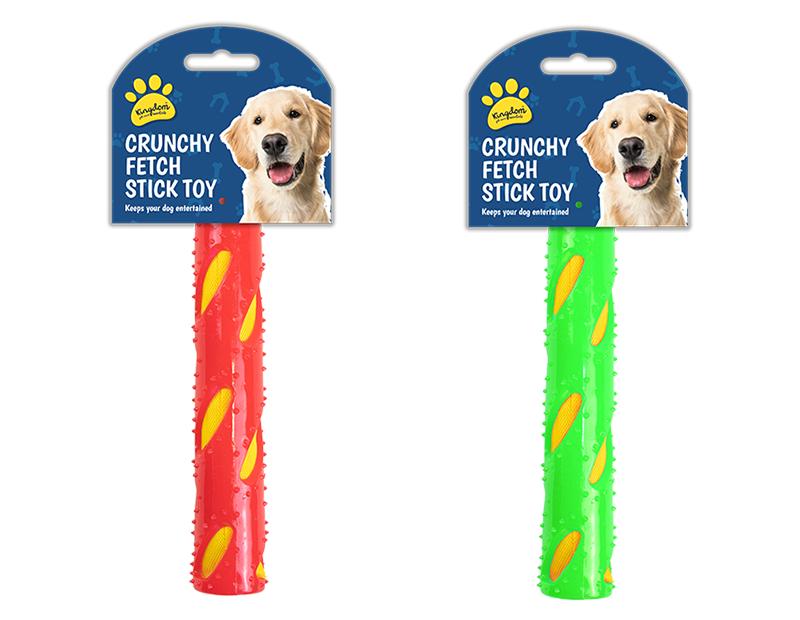 KINGDOM CRUNCHY FETCH STICKY PET DOG TOY. PET6397OB \\\KD27577