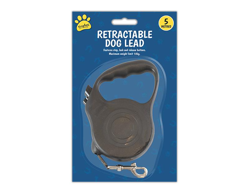 KINGDOM RETRACTABLE DOG LEAD 5M. PET6414OB \\\KD27579