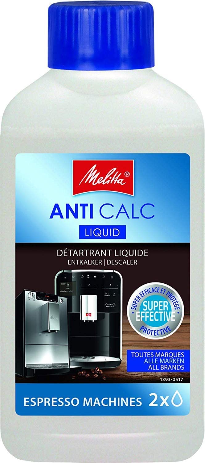 MELITTA ANTI CALC BLUE ESPRESSO MACHINES LIQUID DESCALER 250ML. MEL6638320 \\\KD27618