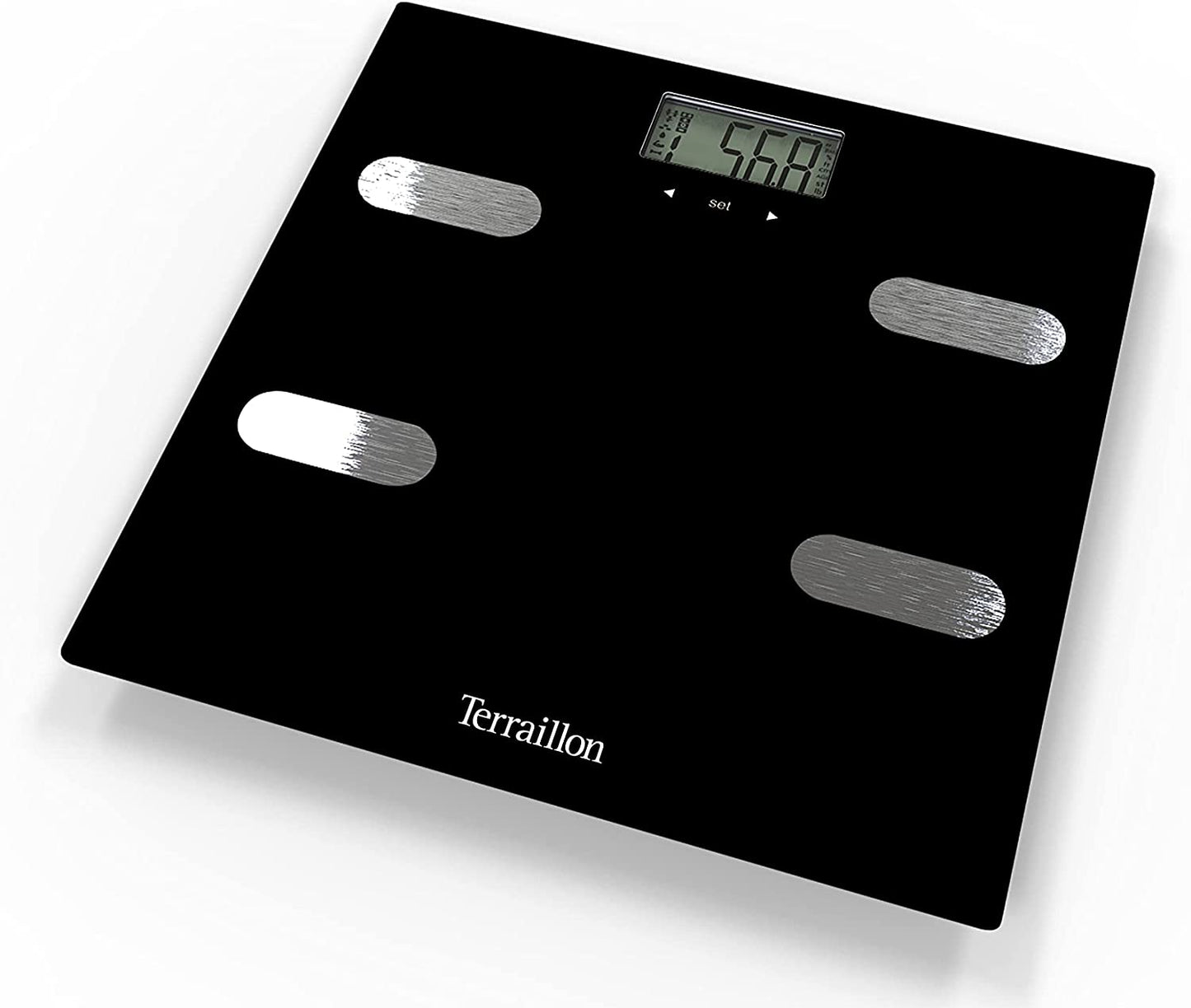 TERRAILLON BODY COMPOSITION FITNESS BATHROOM SCALE 150KG - BLACK. 14464 \\\KD27629