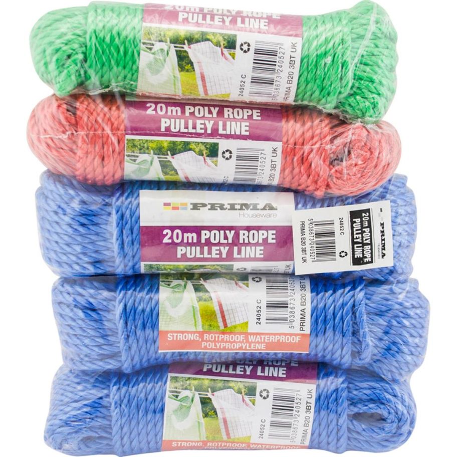 PRIMA POLYPROPYLENE CLOTH LINE ROPE 20M. 24052C \\\KD27665