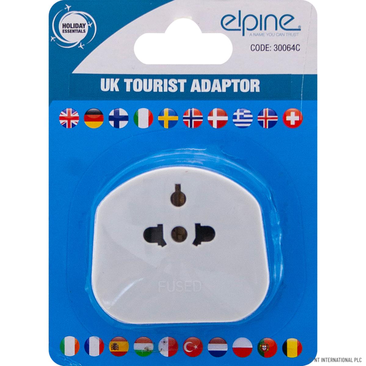 ELPINE UK TOURIST ADAPTOR. 30064C \\\KD27668