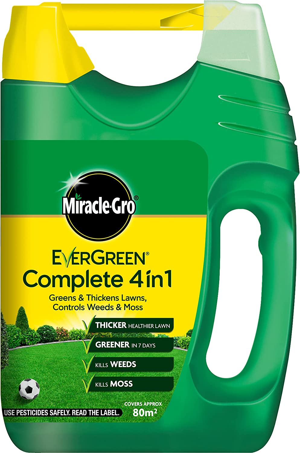 MIRACLE GRO EVERGREEN COMPLETE LAWN FEED 4 IN 1 SPREADER 80M2 2.8KG. 121187 \\\KD27745