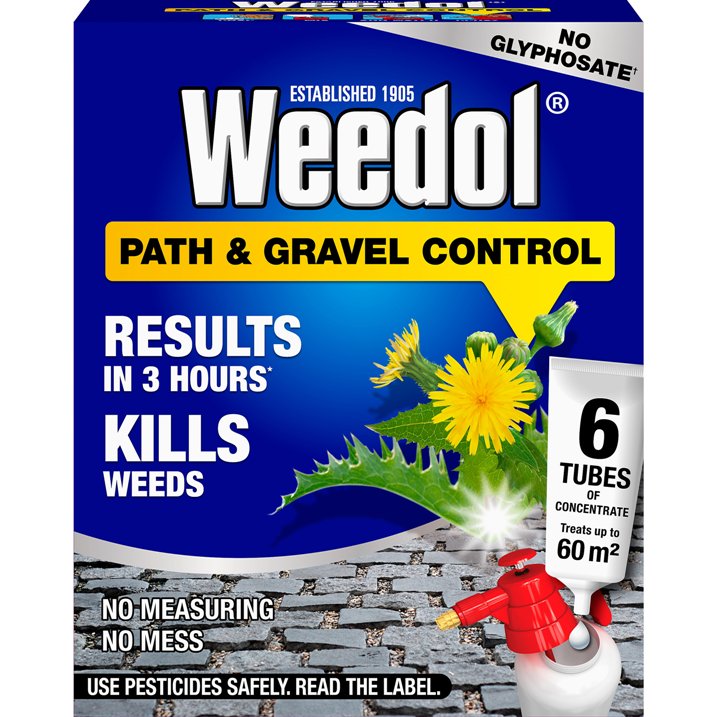 WEEDOL PATH & GRAVEL CONTROL CONCENTRATE WEEDKILLER TUBES 6/PK. 121120 \\\KD27747