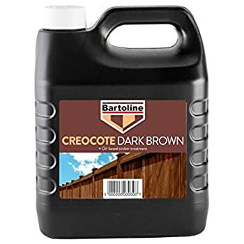 BARTOLINE CREOCOTE TIMBER TREATMENT 4L - DARK BROWN. DK4570 \\\KD27750