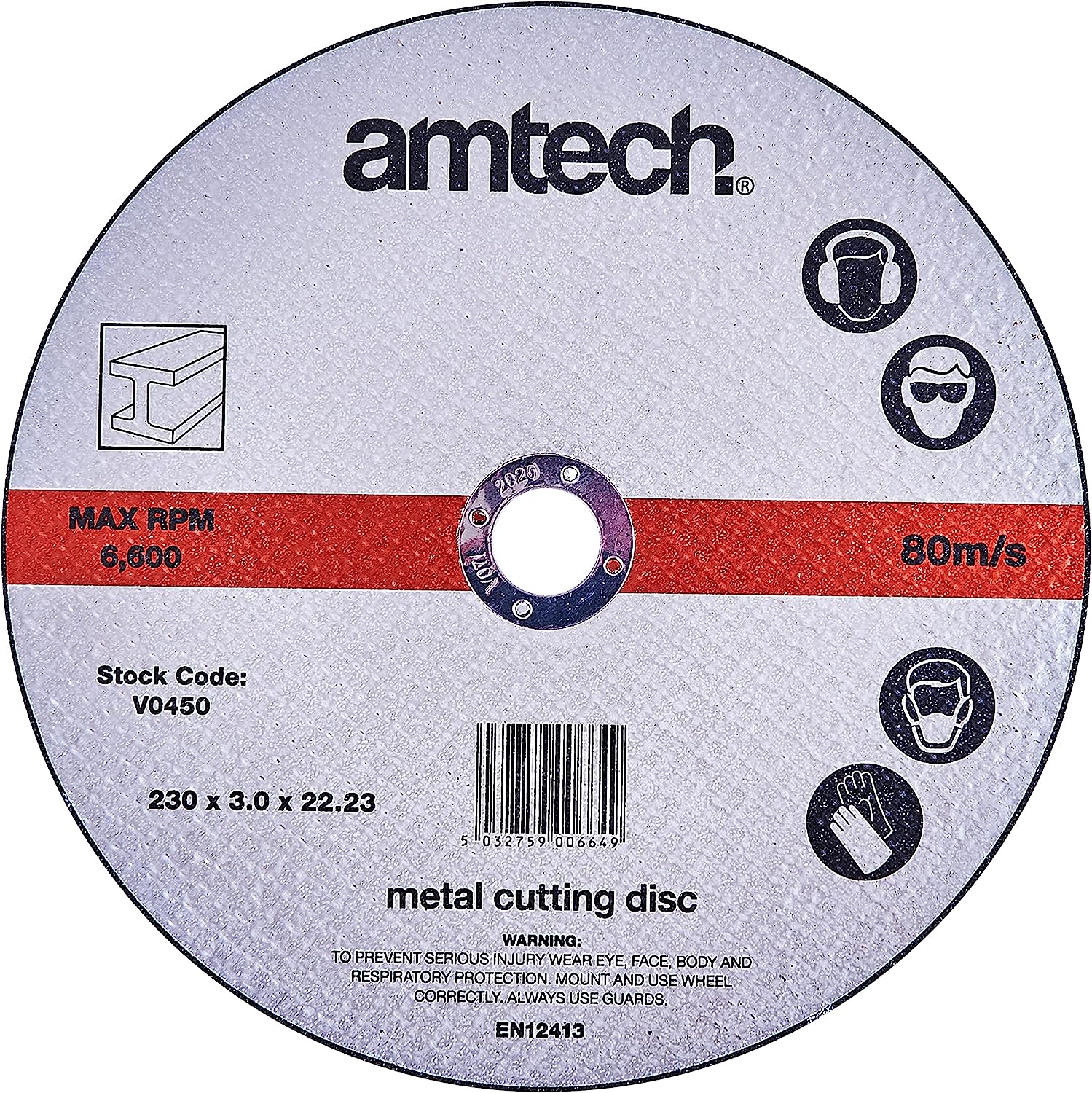 AMTECH METAL CUTTING DISC 230MM / 9". AMV0450 \\\KD27754