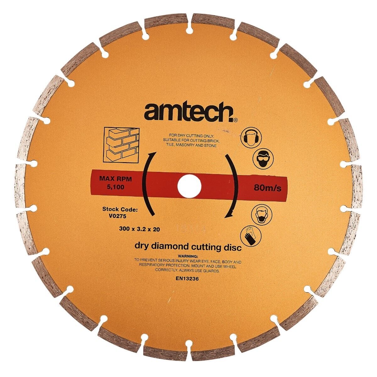 AMTECH DIAMOND CUTTING DISC 300MM / 12" \\\KD27755