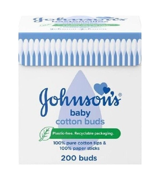 JOHNSONS BIODEGRADABLE BABY COTTON BUDS 200/PK. 3574661440477 \\\KD27758