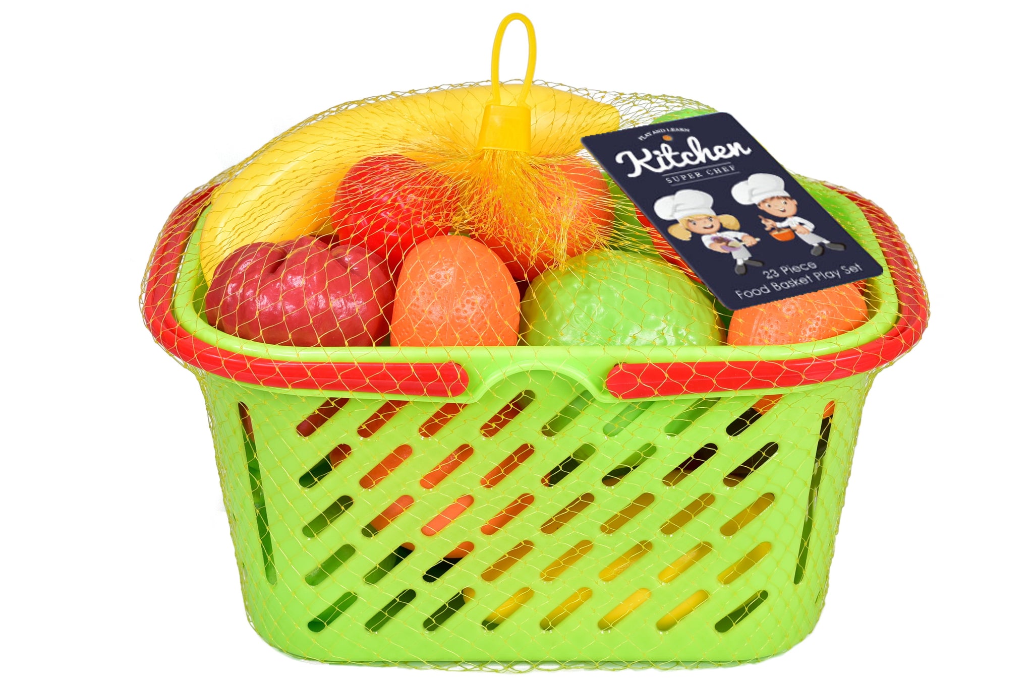 KITCHEN SUPER CHEF FOOD BASKET PLAYSET 23/PCS. TY5322 \\\KD27782