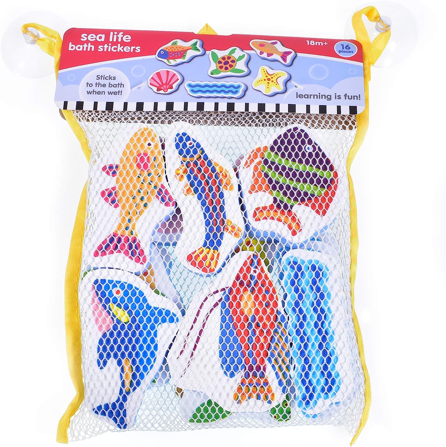 SEA LIFE EVA BATH TOYS / STICKERS 16/PK. TY5954 \\\KD27783
