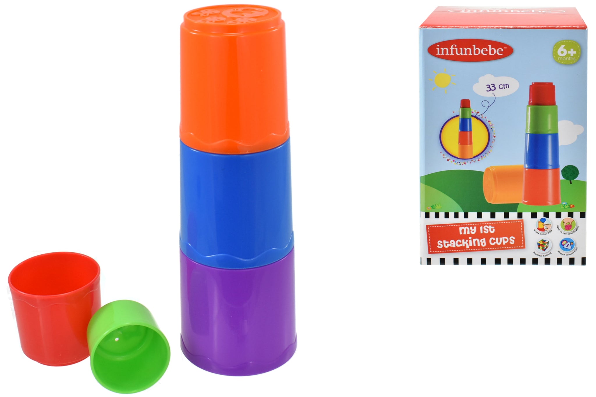 INFUNBEBE MY FIRST STACKING CUPS. TY2385 \\\KD27788