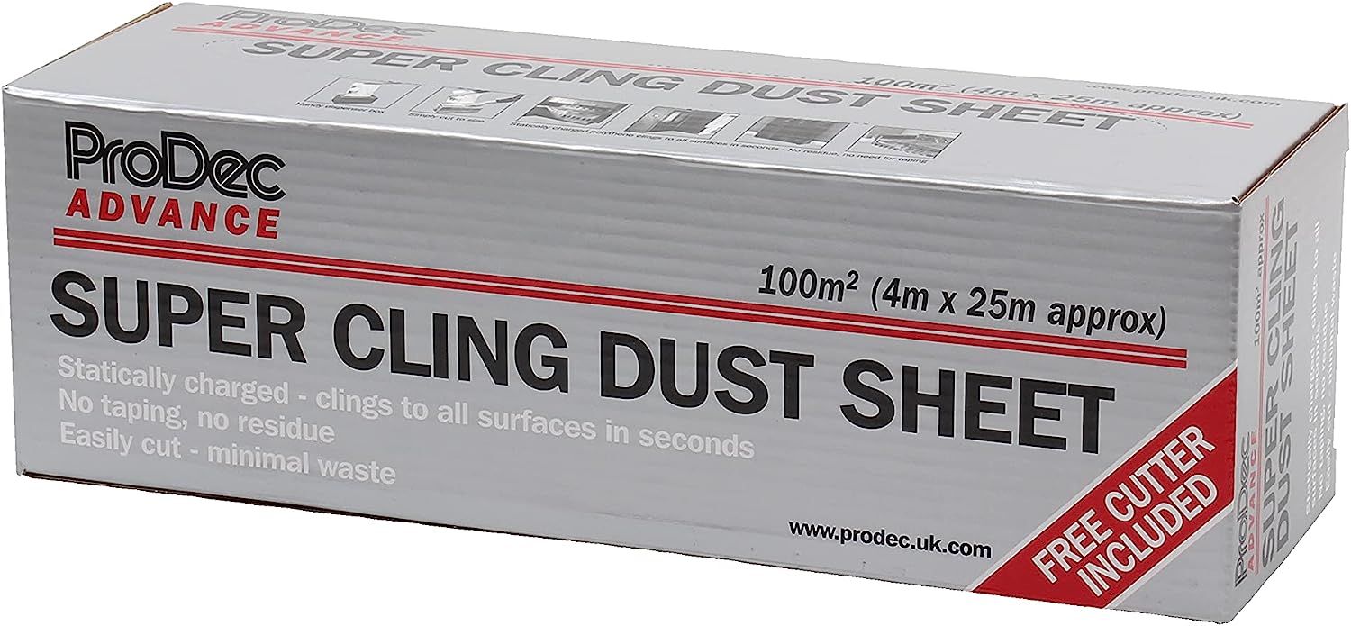 PRODEC ADVANCE SUPER CLING DUST SHEET 4M X 25M \\\KD27805