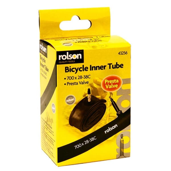 ROLSON BICYCLE INNER TUBE 700C X 28 X 38C WITH PRESTA VALVE. RT43256 \\\KD27818