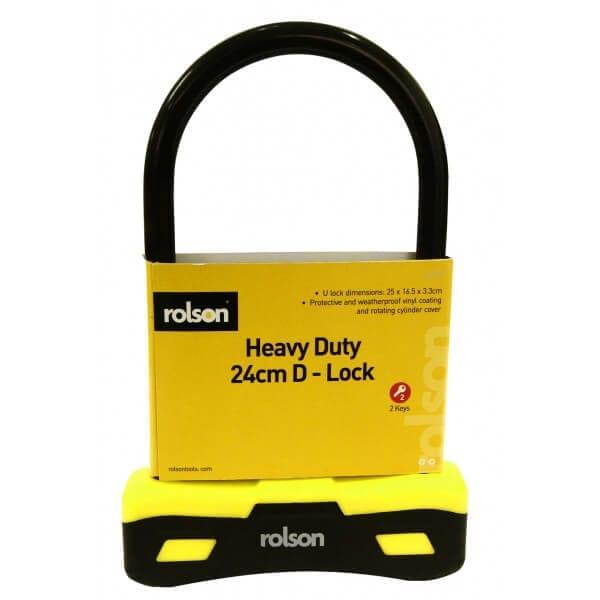 ROLSON HEAVY DUTY U SHAPE BIKE LOCK  250 X 165MM. RT66743 \\\KD27820