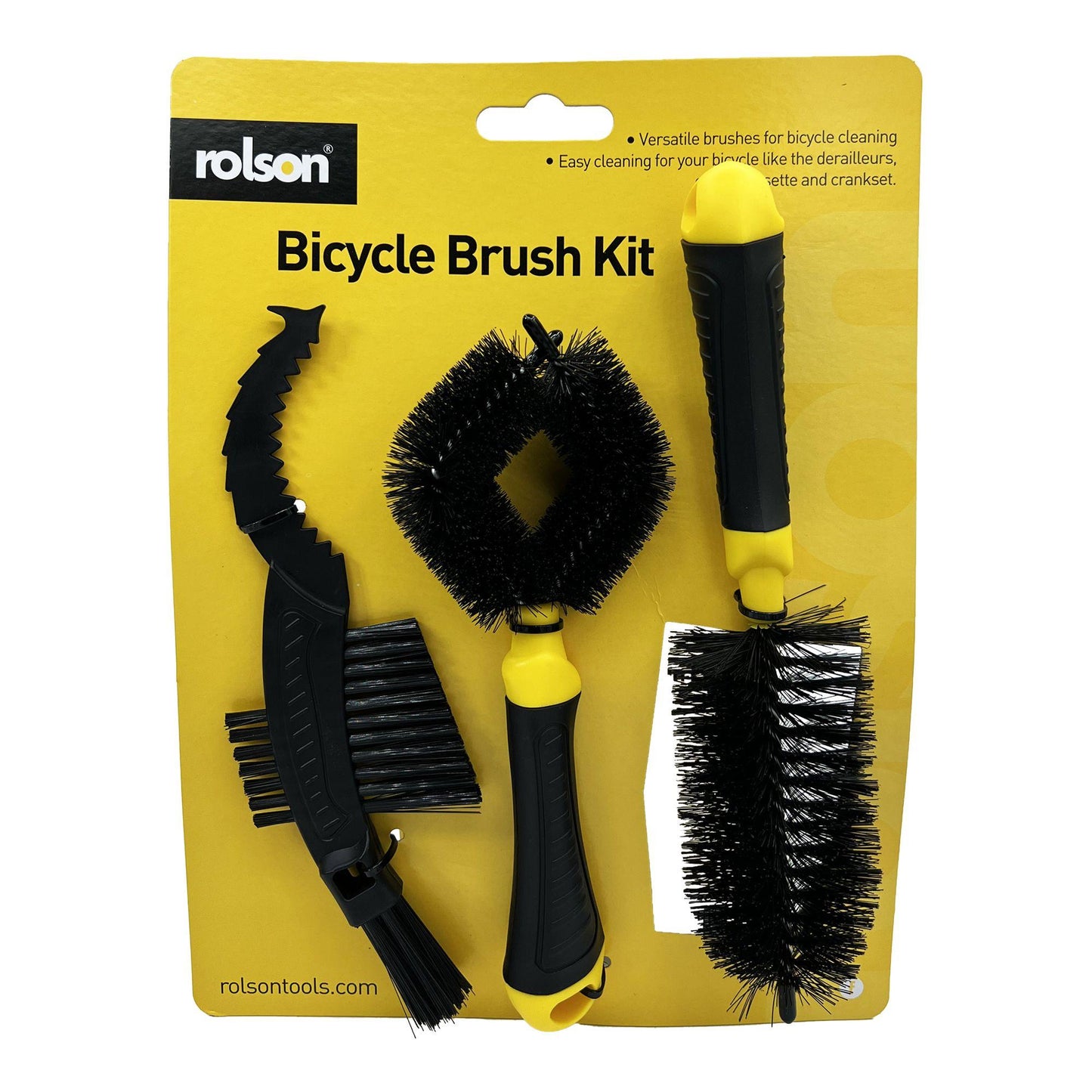 ROLSON BIKE CLEANING BRUSH SET 3/PK. RT43203 \\\KD27824