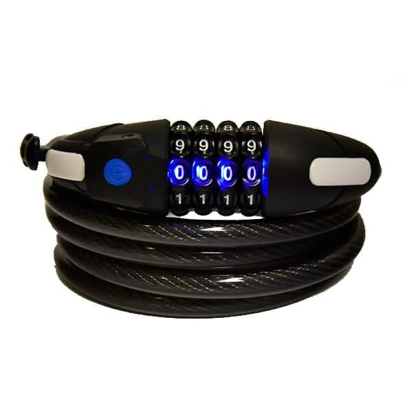 ROLSON COMBINATION BIKE LOCK WITH LED LIGHT. RT66727 \\\KD27829
