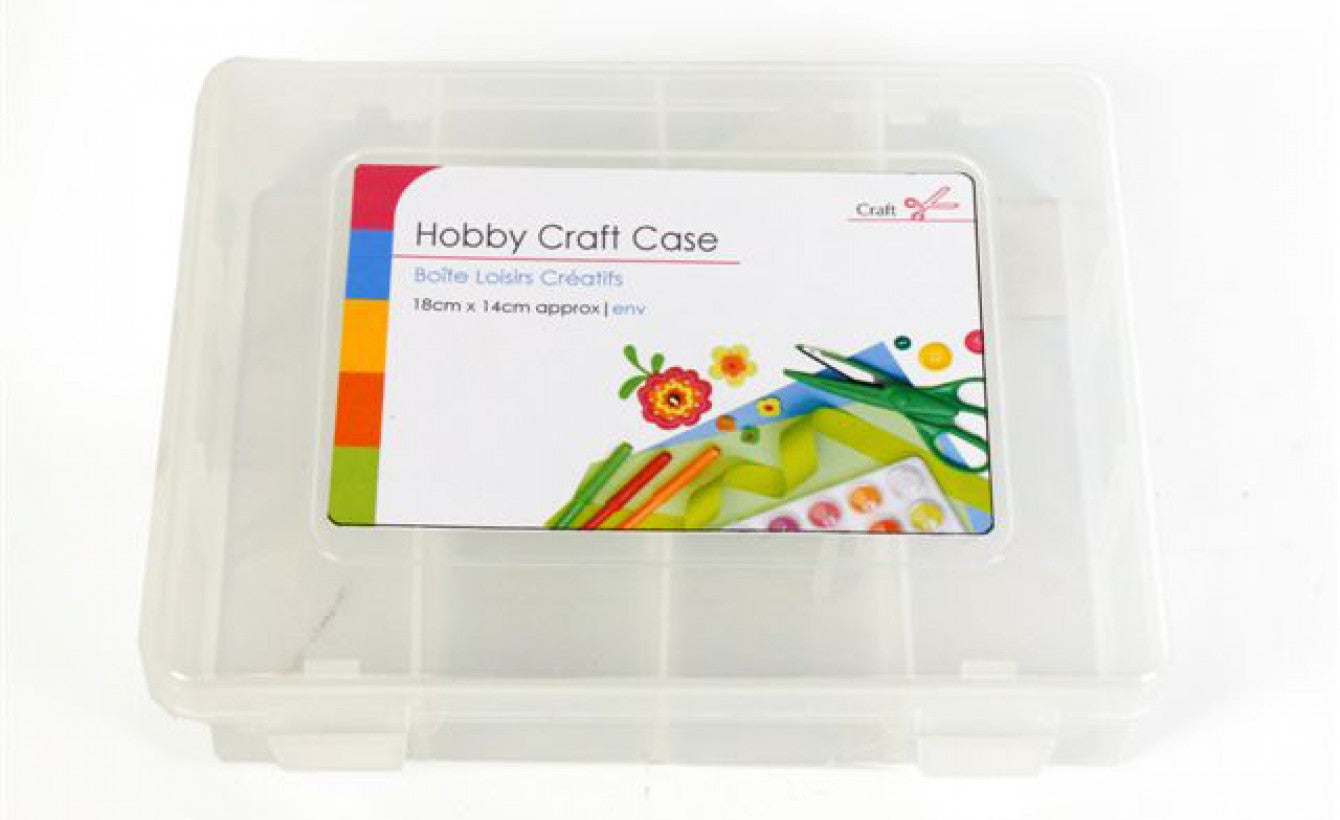 HOBBY CRAFT CASE 24 COMPARTMENT STORAGE BOX 20CM X 13CM. ST2025A \\\KD27835