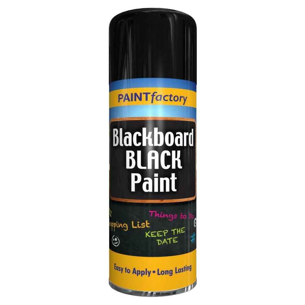 PAINT FACTORY BLACKBOARD SPRAY PAINT 400ML - BLACK. WDL2561 \\\KD27843