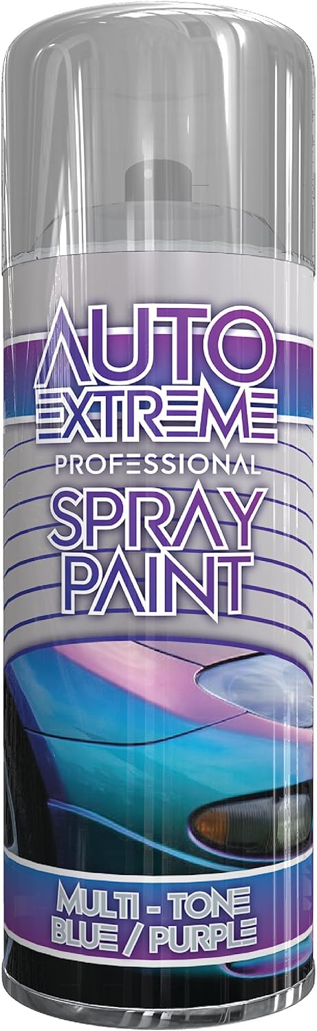 AUTO EXTREME 2 TONE SPRAY PAINT 400ML - BLUE / PURPLE. WDL7176 \\\KD27847