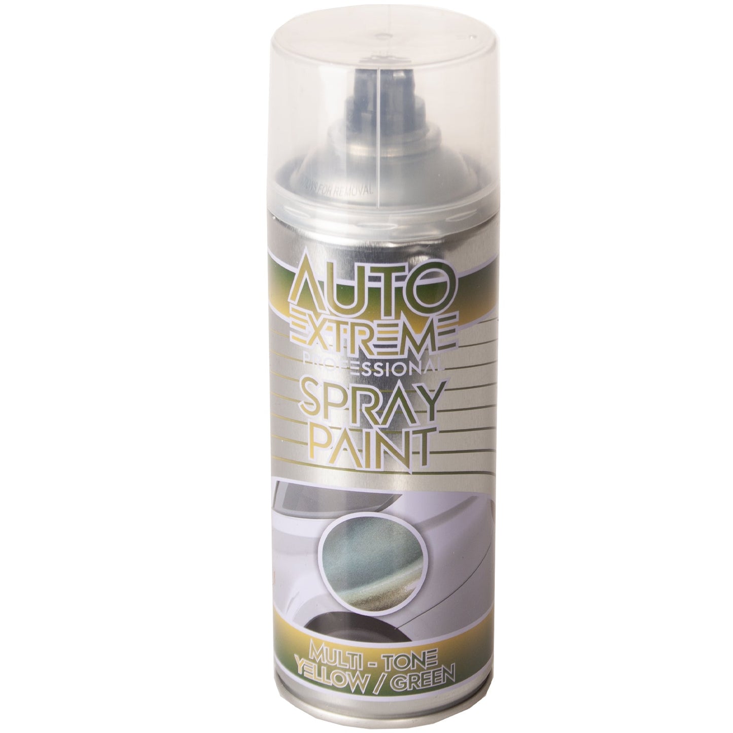 AUTO EXTREME 2 TONE SPRAY PAINT 400ML - YELLOW / GREEN. WDL7179 \\\KD27850