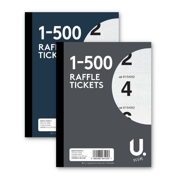 U. WIN RAFFLE CLOAKROOM TICKETS 1-500. P1018 \\\KD27852