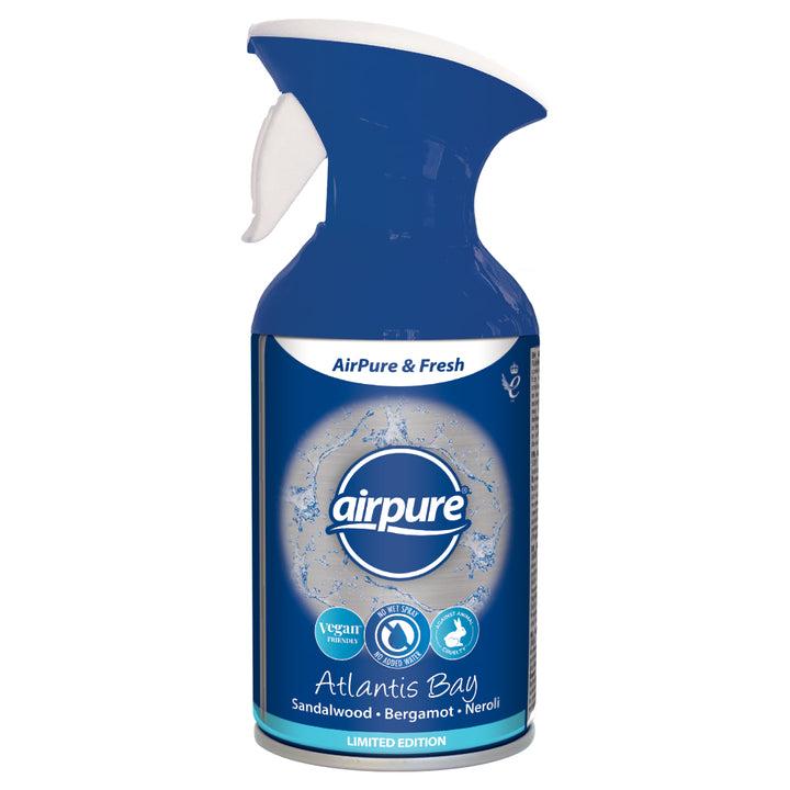 AIRPURE & FRESH AIR FRESHNER SPRAY 250ML - ATLANTIS BAY \\\KD27892