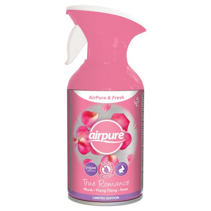 AIRPURE & FRESH AIR FRESHNER SPRAY 250ML - TRUE ROMANCE. TAF289 \\\KD27894