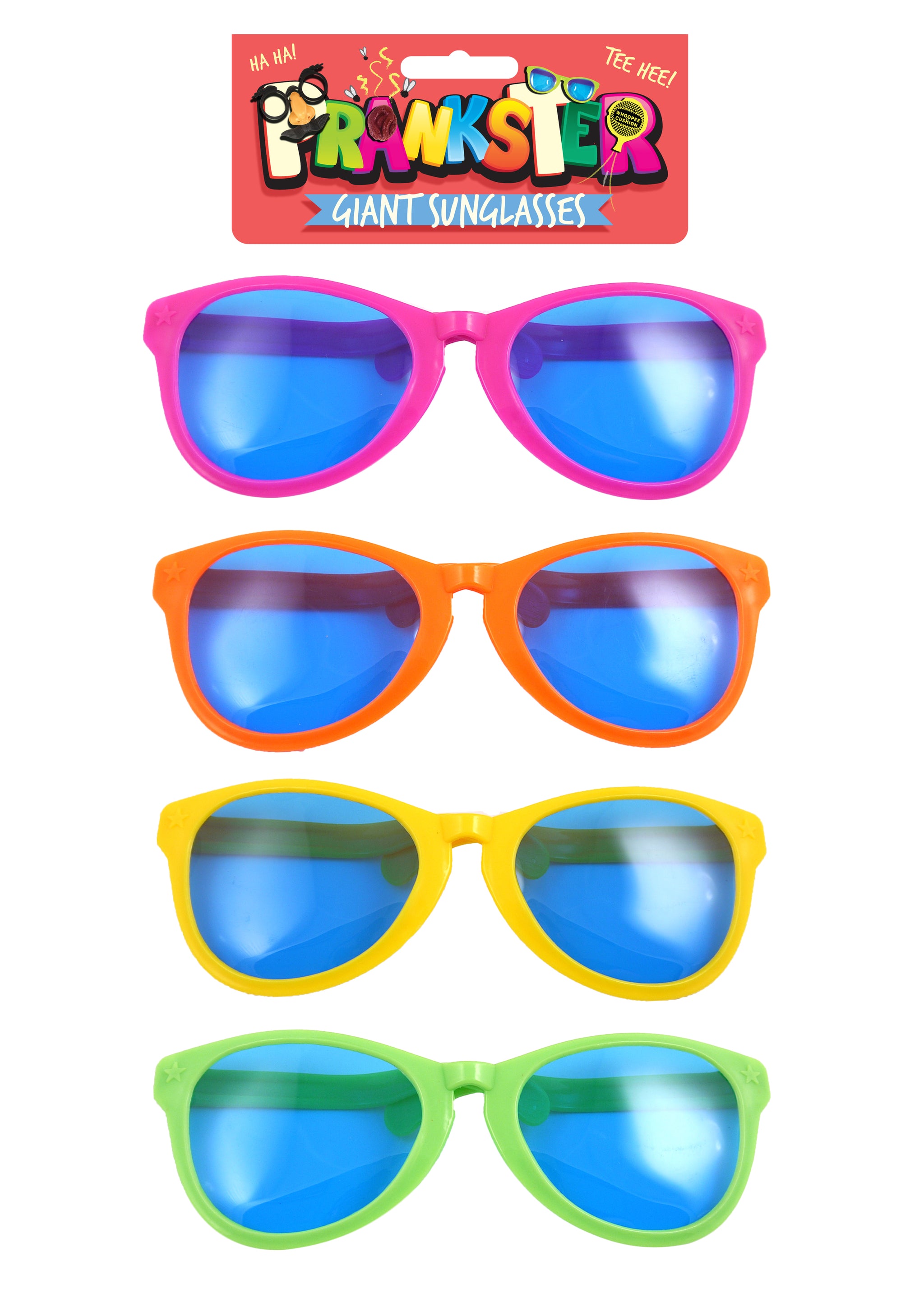 PRAKSTER ASSORTED GIANT NOVELTY SUNGLASSES 28 CM. N03601 \\\KD28068