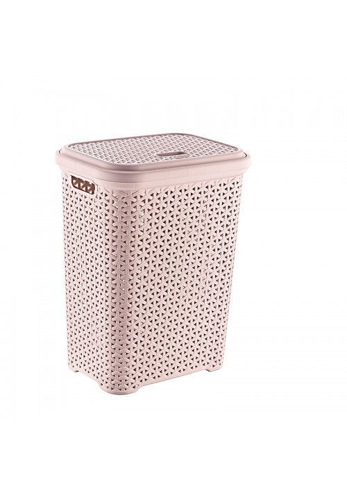 HOBBY RATTAN LAUNDRY BASKET 35 LTR ASSSORTED COLOUR. 081109 \\\KD28100